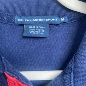 Collard Ralph Lauren crest sport embroidered
